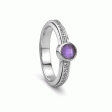 Calm Amethyst Crystal Fidget Ring Hot on Sale