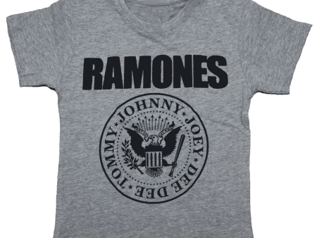 Ramones Kids Charcoal T-Shirt Fashion