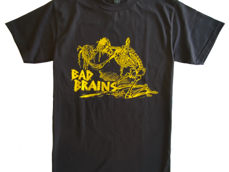 Bad Brains Yellow Skeleton T-Shirt Online Sale