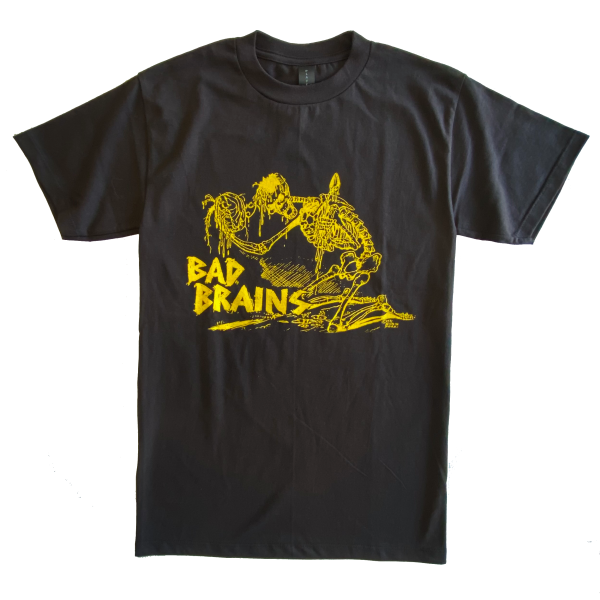 Bad Brains Yellow Skeleton T-Shirt Online Sale