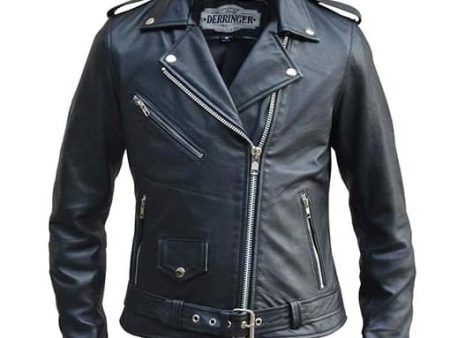 Women s Leather Biker Jacket Online now