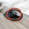 Confidence Building Fiery Red Agate Leather Beaded Bracelet – Ignite Your Inner Warrior Sale