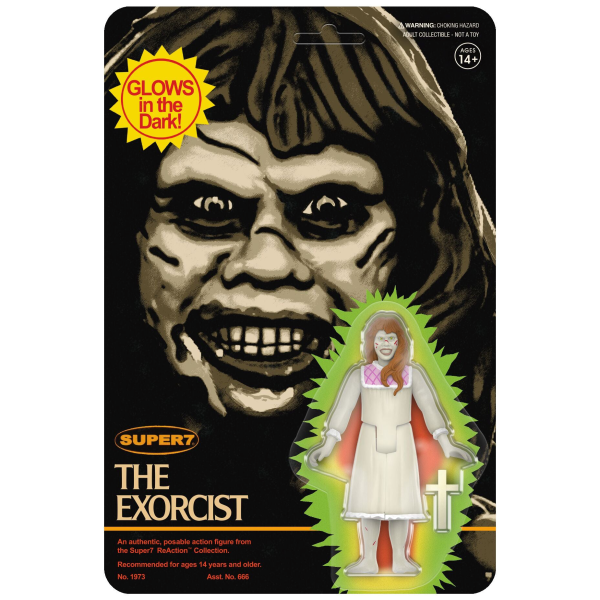 The Exorcist Regan Monster Glow Figure by Super7 For Sale