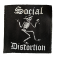 Social Distortion Skelly Cloth Patch Discount