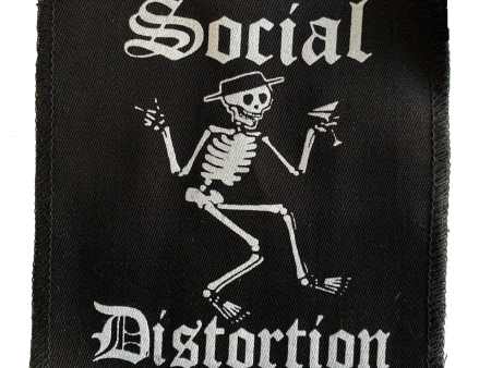 Social Distortion Skelly Cloth Patch Discount