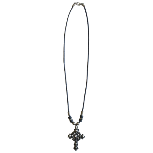 Skulls Cross Necklace Online Hot Sale