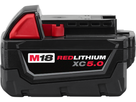 Milwaukee M18 18-Volt 5.0 Ah Lithium-Ion XC Extended Capacity Battery Pack Online Hot Sale