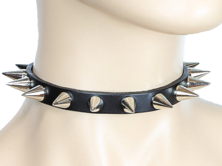 Skinny Cone Spiked Choker Sale