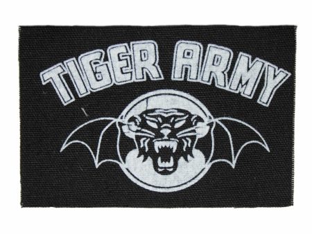 Tiger Army Ghost Tigers Rise Cloth Patch Online Hot Sale