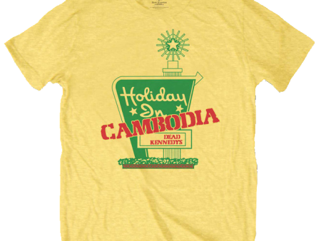 Dead Kennedys Holiday in Cambodia Yellow T-Shirt Online now