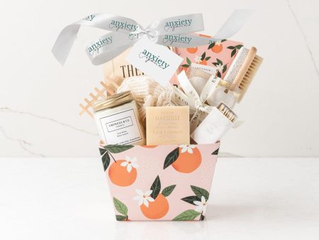 Belle Spa Gift Basket | Citrus-Inspired Elegance for Blissful Pampering Supply