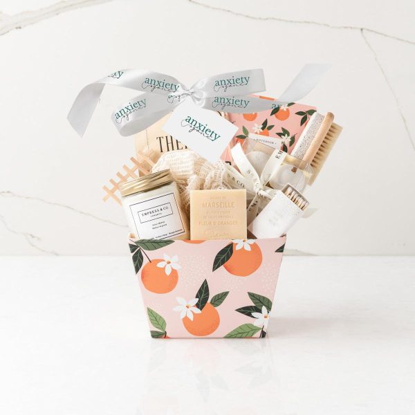 Belle Spa Gift Basket | Citrus-Inspired Elegance for Blissful Pampering Supply