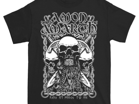 Amon Amarth Bearded Skull T-Shirt Discount