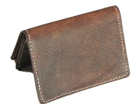 Brown Card Case Wallet Expandable Sale