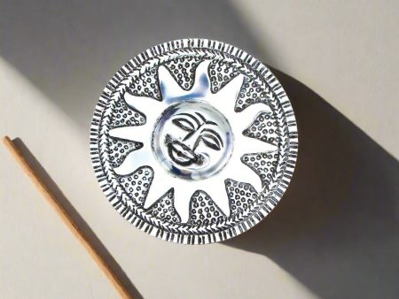 Sun Aluminum Incense Burner – Capture Positivity and Light with Every Burn Discount