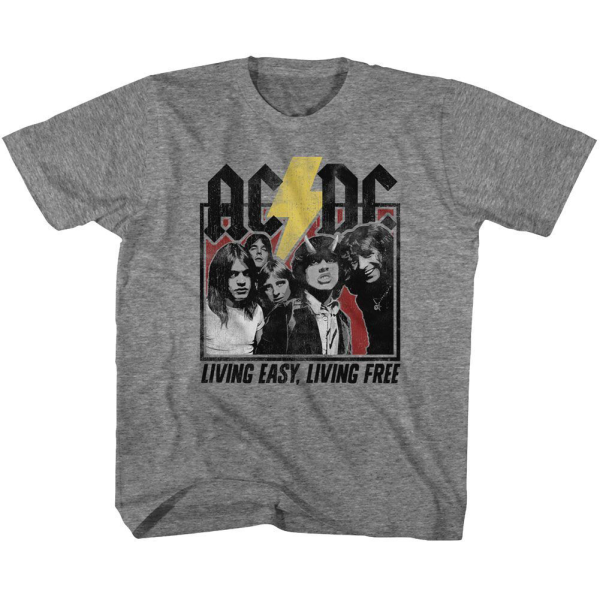 AC DC Living Easy Living Free Kids T-Shirt Online Sale