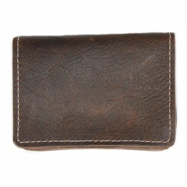 Brown Card Case Wallet Expandable Sale