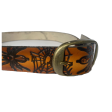 Spiderweb Embossed Leather Belt Discount