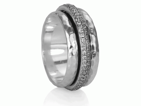 Reflections Silver Spinner Ring For Cheap