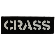 Crass Logo Black Cloth Patch Online now