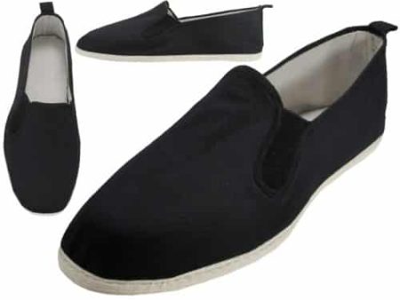 Cotton Sole Black Kung Fu Shoes Online