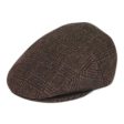 Brown Plaid Wool Ivy Cap Online