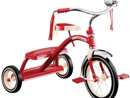 Radio Flyer 33 Dual Deck Tricycle, 2-1 2 to 5 years, Steel Frame, 12 x 1-1 4 in Front Wheel, 7 x 1-1 2 in Rear Wheel Online Hot Sale