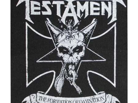 Testament The Formation of Damnation Cloth Patch Fashion