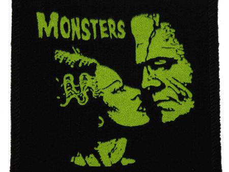 The Bride of Frankenstein Monsters in Love Cloth Patch For Cheap