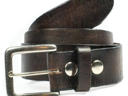 Plain Brown Leather Belt Online Hot Sale