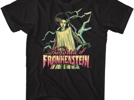 The Bride of Frankenstein T-Shirt For Sale