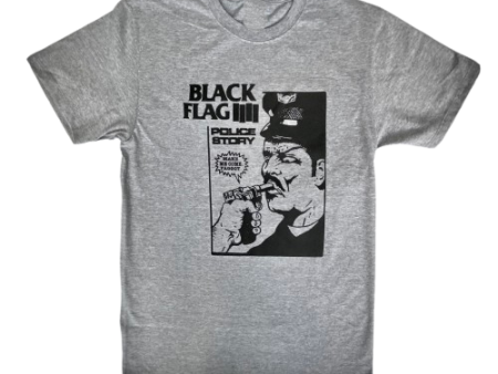 Black Flag Police Story T-Shirt Online now