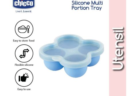 Chicco Silicone Multiportion Tray 4 Portions Online Hot Sale