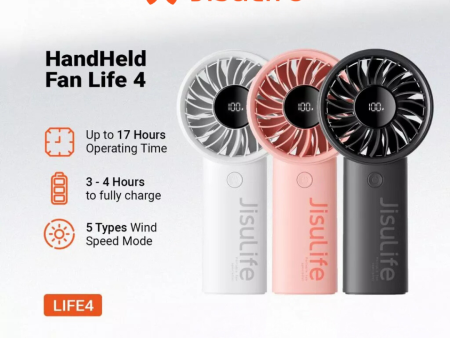 JisuLife Handheld Fan Life4 (3600mAh) Online Hot Sale