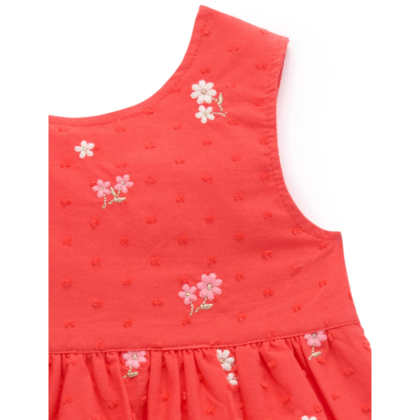 Purebaby Organic Blossom Broderie Baby Blossom Dress (6-12m) Online now