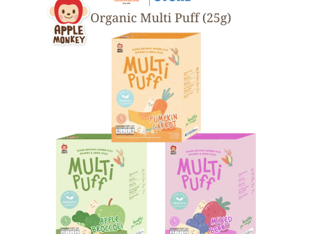 Apple Monkey Organic Multi Puff (25g) [Halal] Online Sale