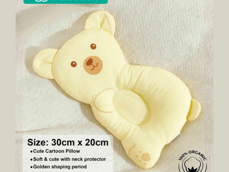 Purcotton Baby Head-shaping Pillow Bear 30 x 20cm Sale