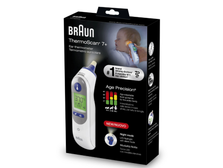 Braun ThermoScan 7+ Ear Thermometer IRT 6525 Online Sale