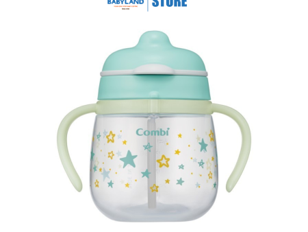 Combi Baby Lakumug First Straw Glow 240ml - Green (4m+) For Cheap