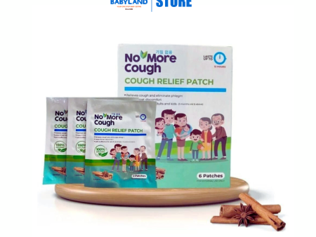 No More Cough Cough Relief Patch 6s | Ease Throat Discomfort For 3 Month+ Online Sale