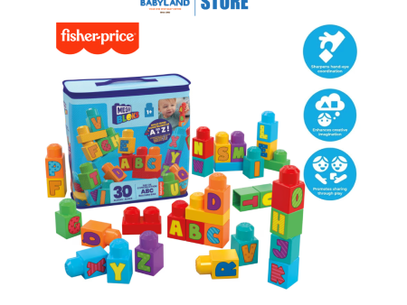 Fisher-Price Mega Bloks Value Abc Building Bag 30pcs (1y+) Supply