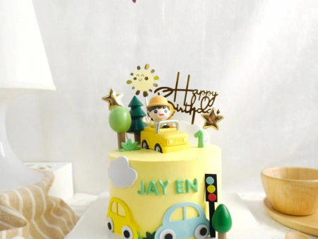 [PRE-ORDER] Yippii Yellow Jeep Boy Cake 6 Inch Discount