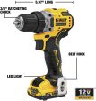 DEWALT 12V MAX* XTREME Cordless Brushless 3 8 in Drill Driver Kit (2) Lithium Ion Batteries with Charger Sale