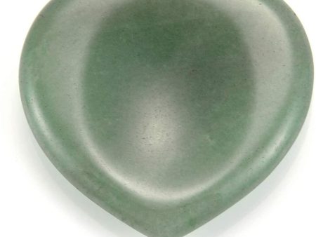 Green Aventurine Heart Worry Stone - for unresolved conflicts, heartache and trauma Online