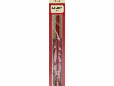 Tulip Etimo Red Crochet Hook with Soft Grip For Discount