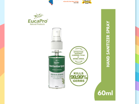 Eucapro Hand Sanitizer Spray (60ml) - Alcohol HST Online