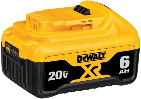 DEWALT 20V Max Battery, Premium 6.0Ah Supply