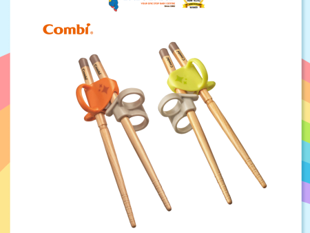 Combi Educational Wood Chopsticks Hot on Sale