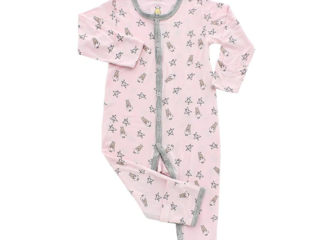 Baa Baa Sheepz Romper Pink Small Star & Sheepz Hot on Sale