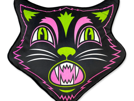 Scaredy Cat Pillow By Sourpuss Clothing For Discount